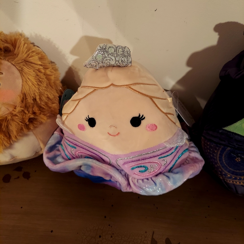 Squishmallows Princess Plush with Silver and Purple